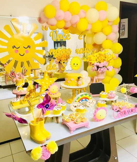 painel redondo sublimado tema raio de sol para quarto