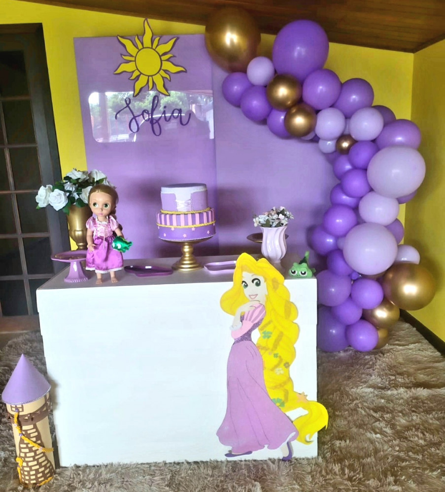 erros comuns na decoração de festa 15 anos tema rapunzel