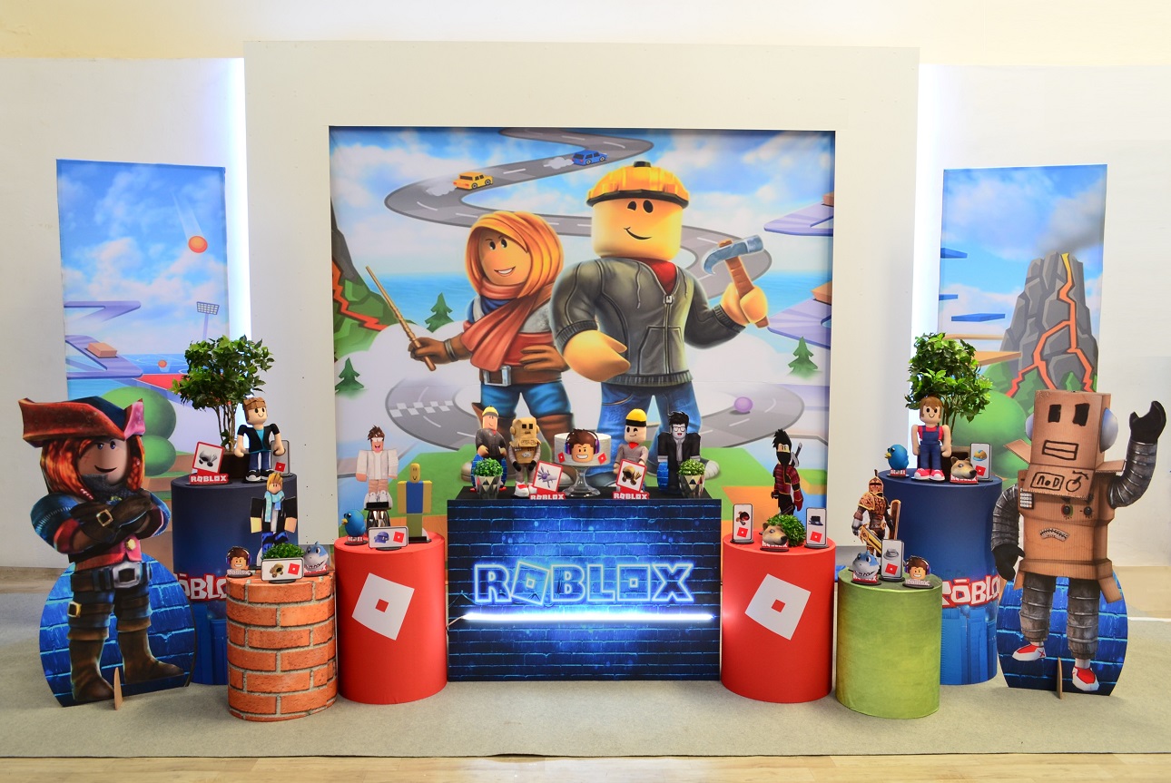 Como Montar uma Mesa de Bolo Roblox Incrível