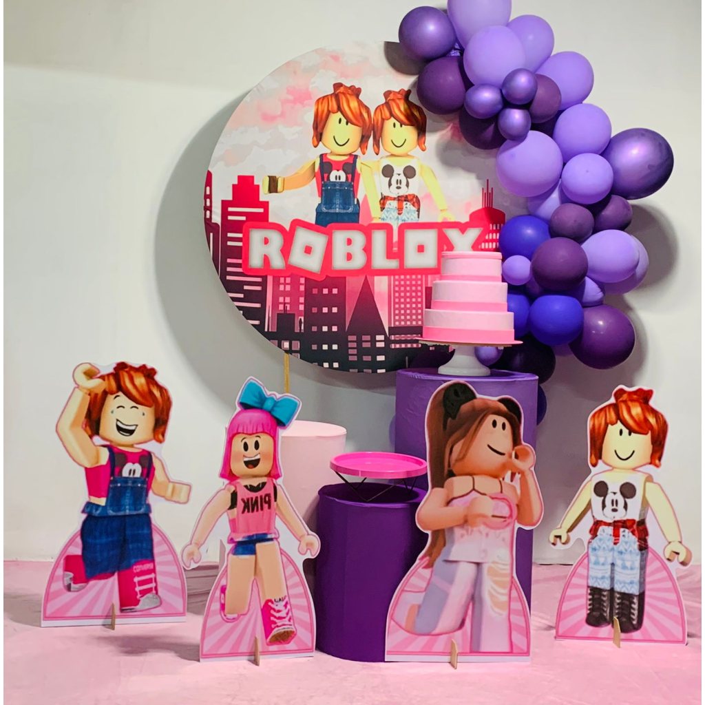 decoração roblox feminina vs decoração roblox masculina