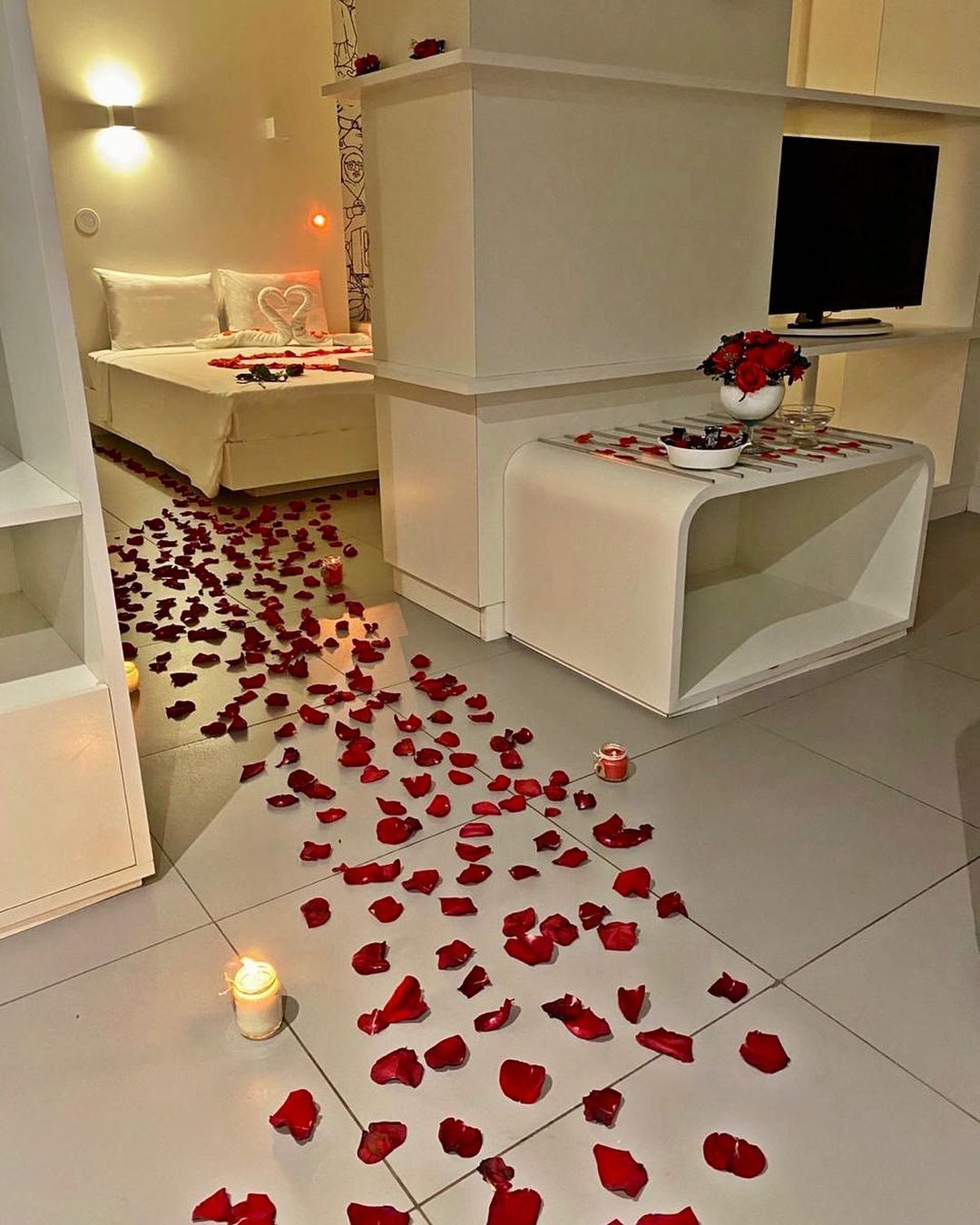 quarto romântico barato