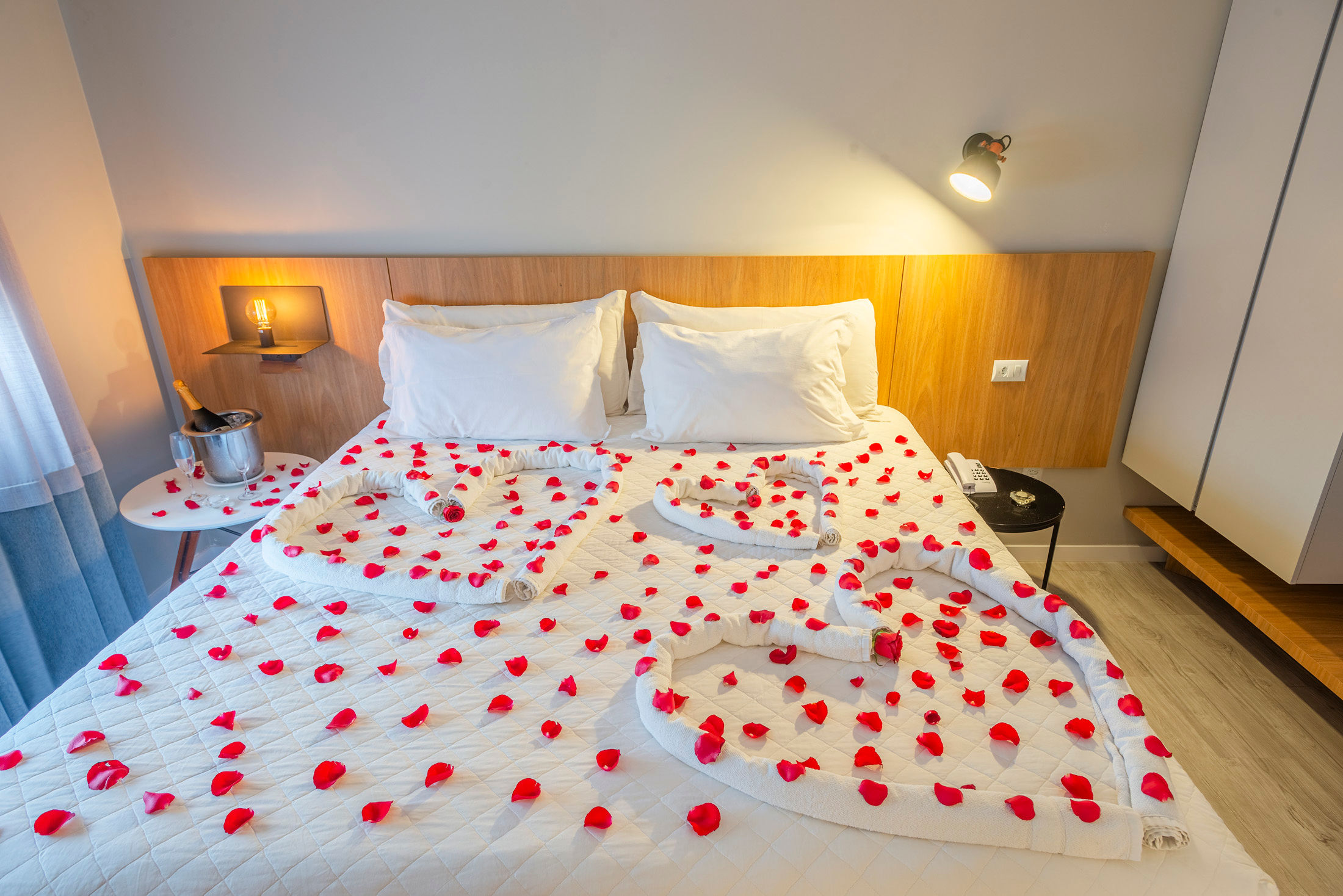 ambiente romântico quarto