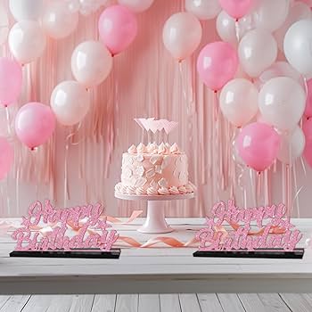 decoração rosa simples