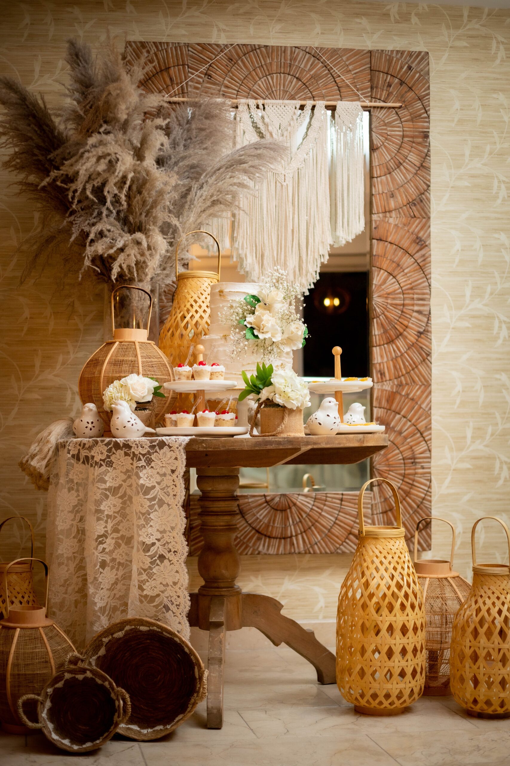 decoração rústica