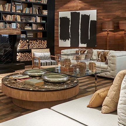 decoração rústica e moderna