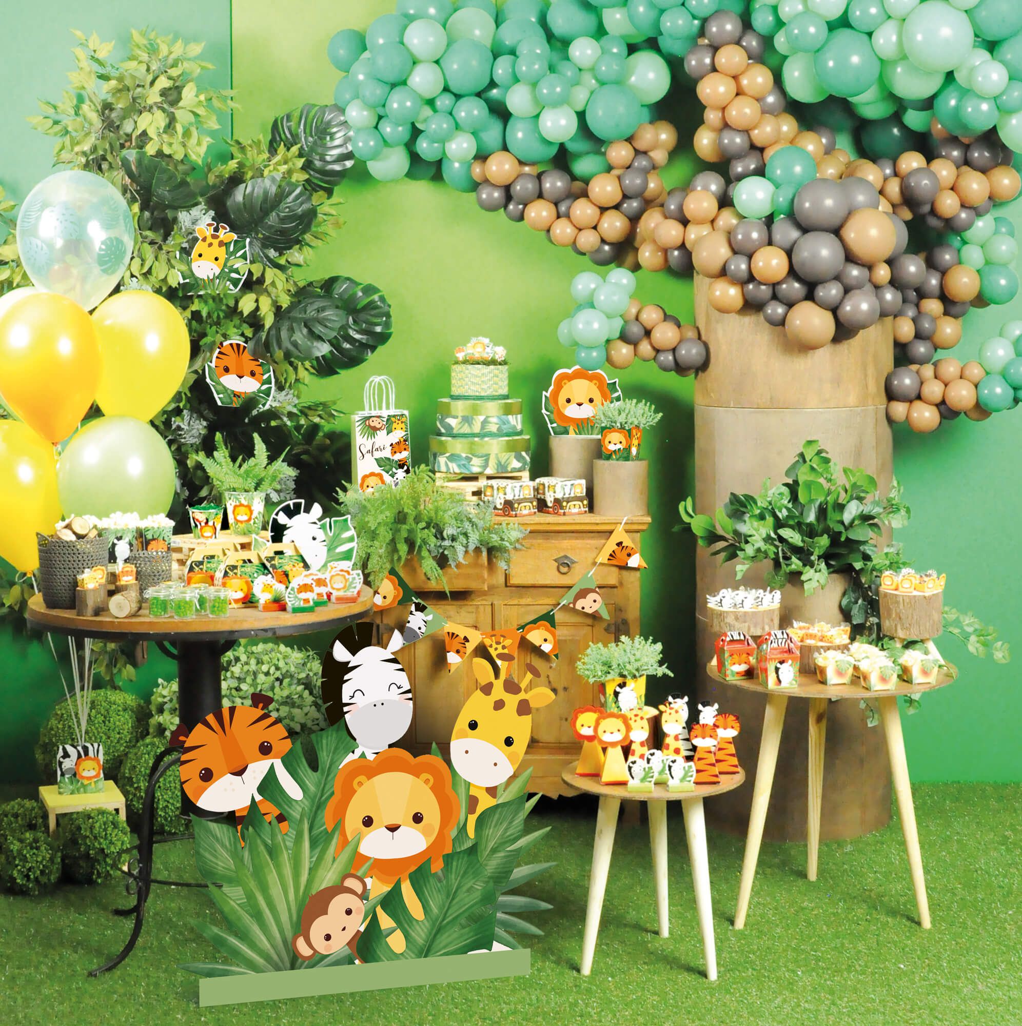 erros comuns decoração festa safari luxo