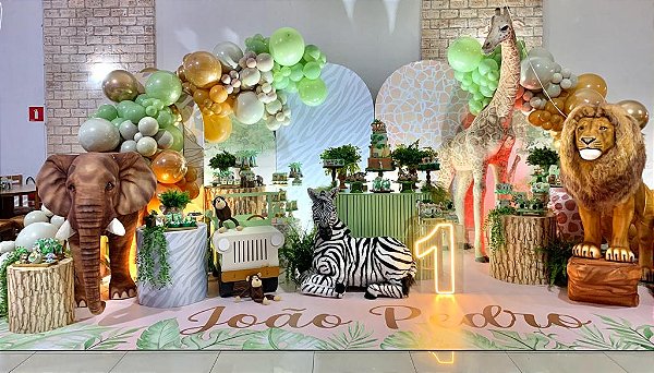 Como escolher a paleta de cores perfeita para sua festa safari