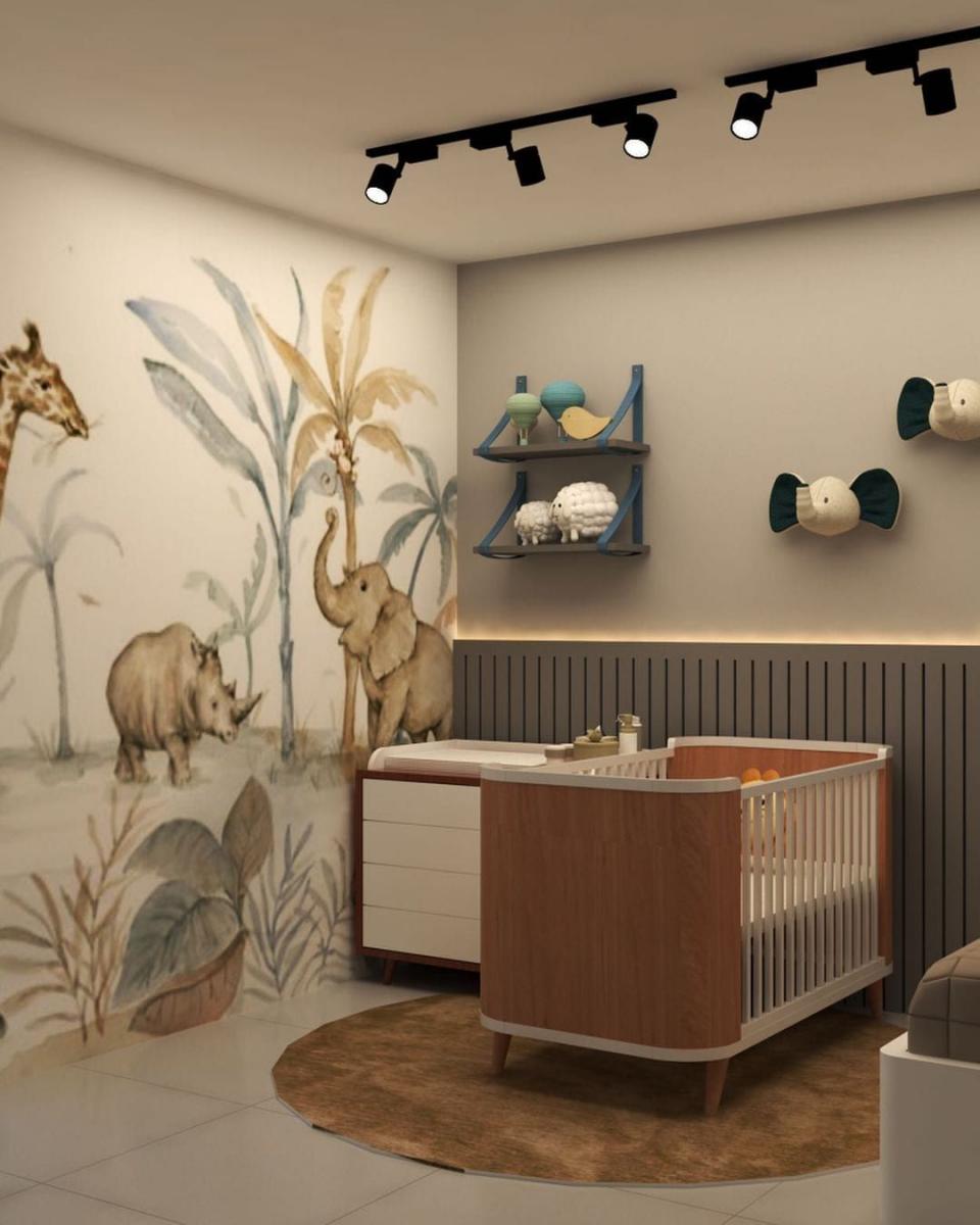 Os 'Big 5' do Safari: Como usar os animais na decoração infantil