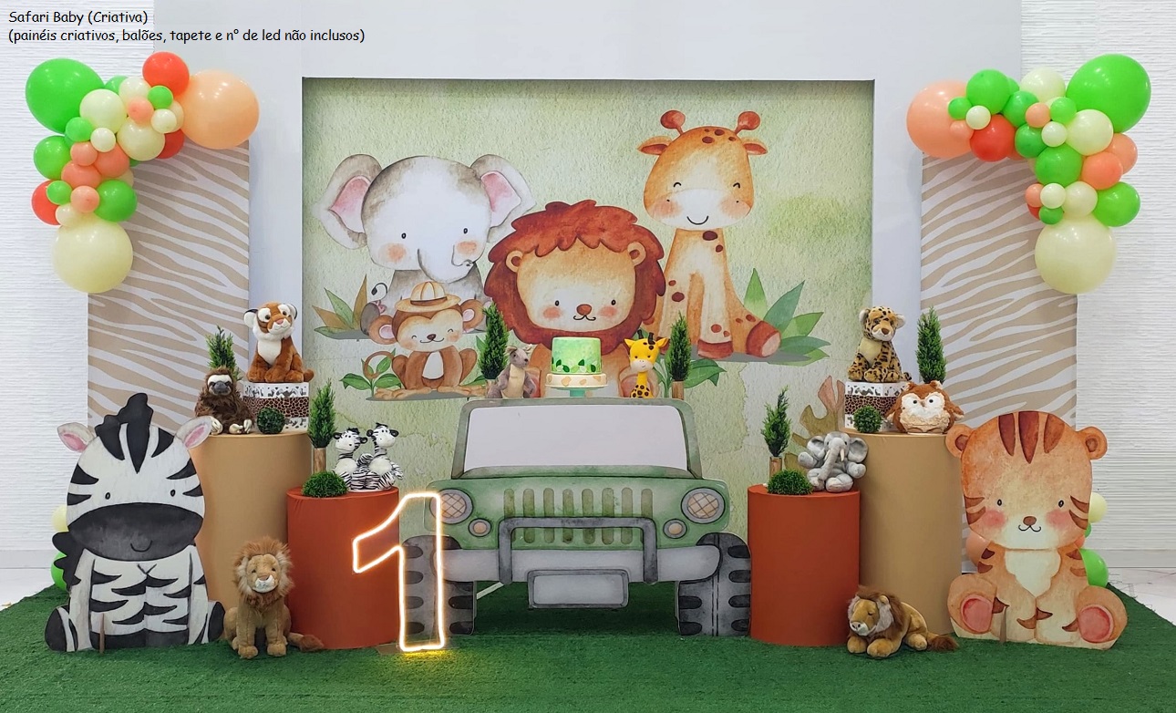 Decoração Safari para Chá de Bebê vs. Aniversário Infantil: Qual a Diferença?