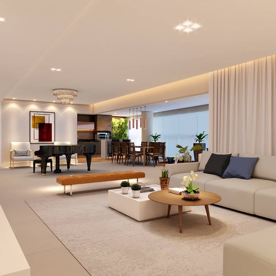 erros comuns decorar sala estreita e comprida