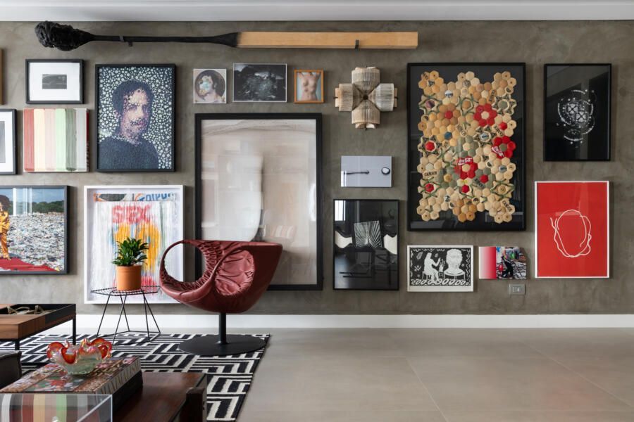 decoração sala de artes