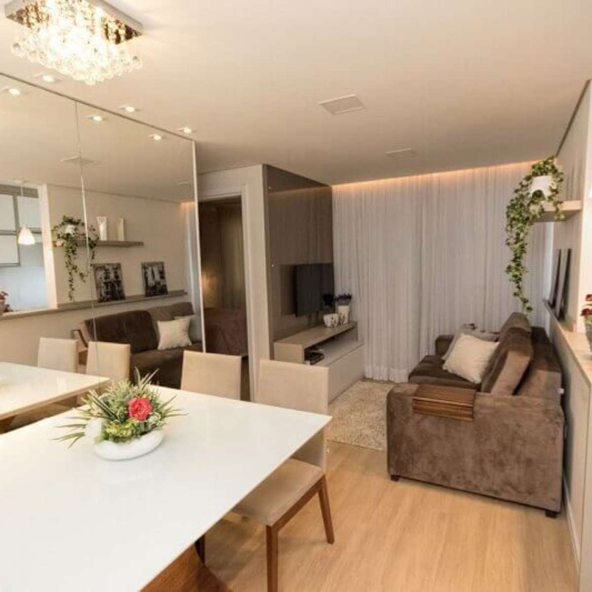 decoração sala de jantar moderna