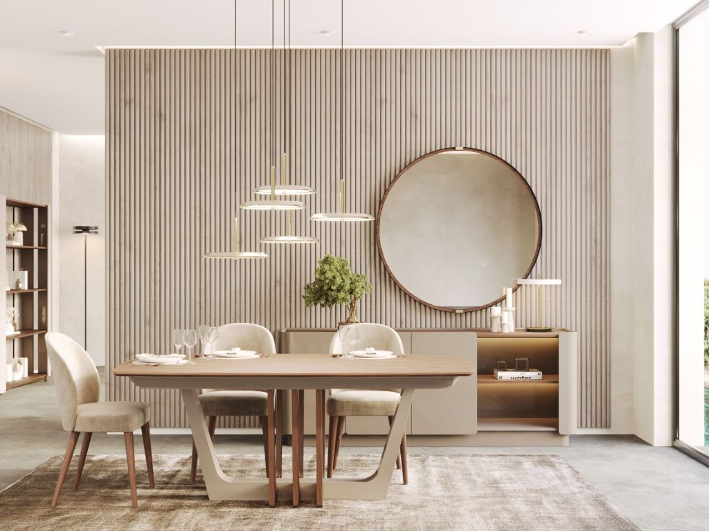 5 ideias de títulos:
1. Sala de Jantar Moderna 2026: O Guia Completo do Luxo Habitável
2. Transforme Sua Sala de Jantar: Tendências de Mobiliário e Materiais Naturais
3. Iluminação que Inspira: Pendentes Esculturais para sua Sala de Jantar
4. Paletas de Cores Ousadas e Elegantes para Salas de Jantar em 2026
5. Dicas Práticas para uma Mesa Posta Sofisticada e Funcional