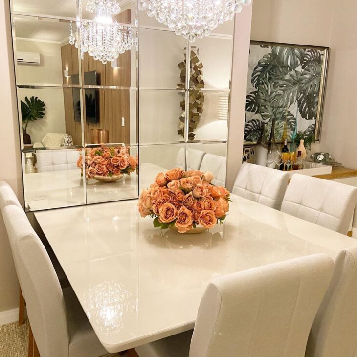 decoração sala de jantar moderna