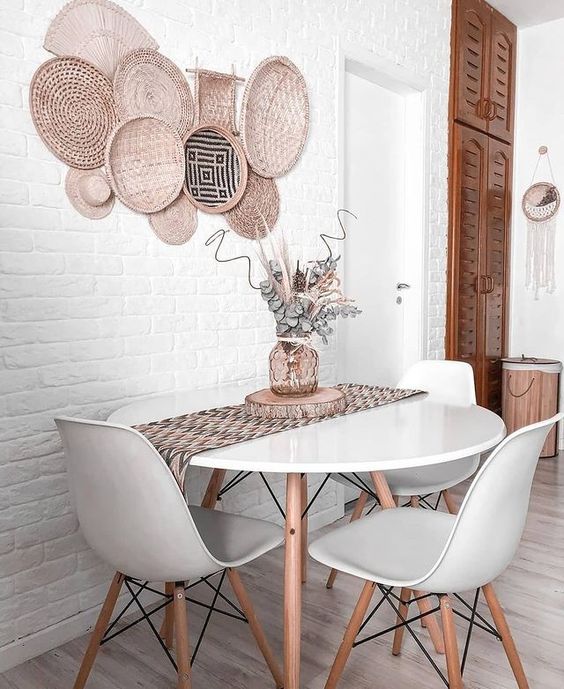 decoração sala de jantar parede