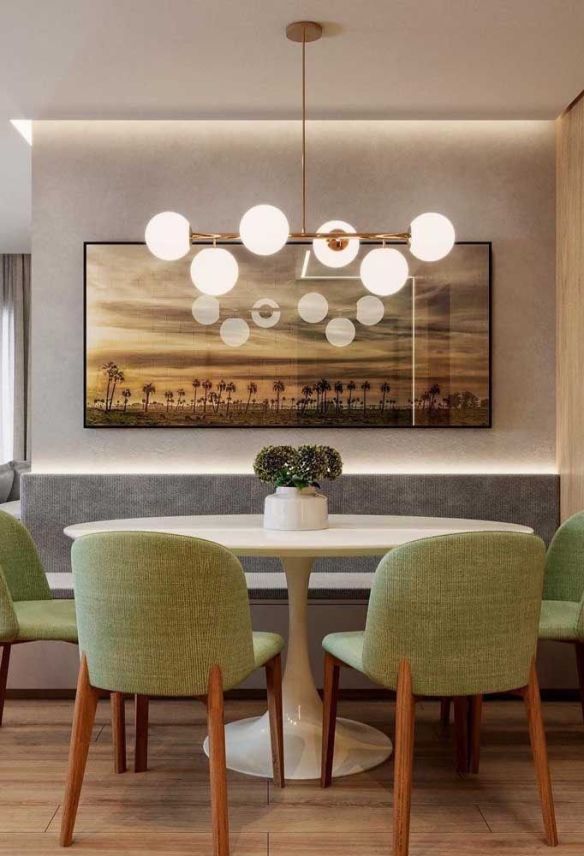 decoração sala de jantar parede