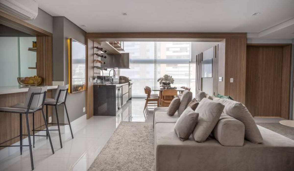 Mobiliário Estratégico para Salas Amplas com Pé-Direito Duplo