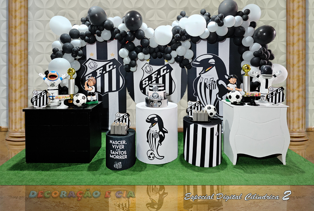 erros comuns na decoração temática do santos fc