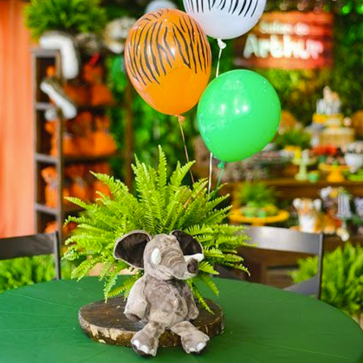 ideias criativas decoração festa selva infantil