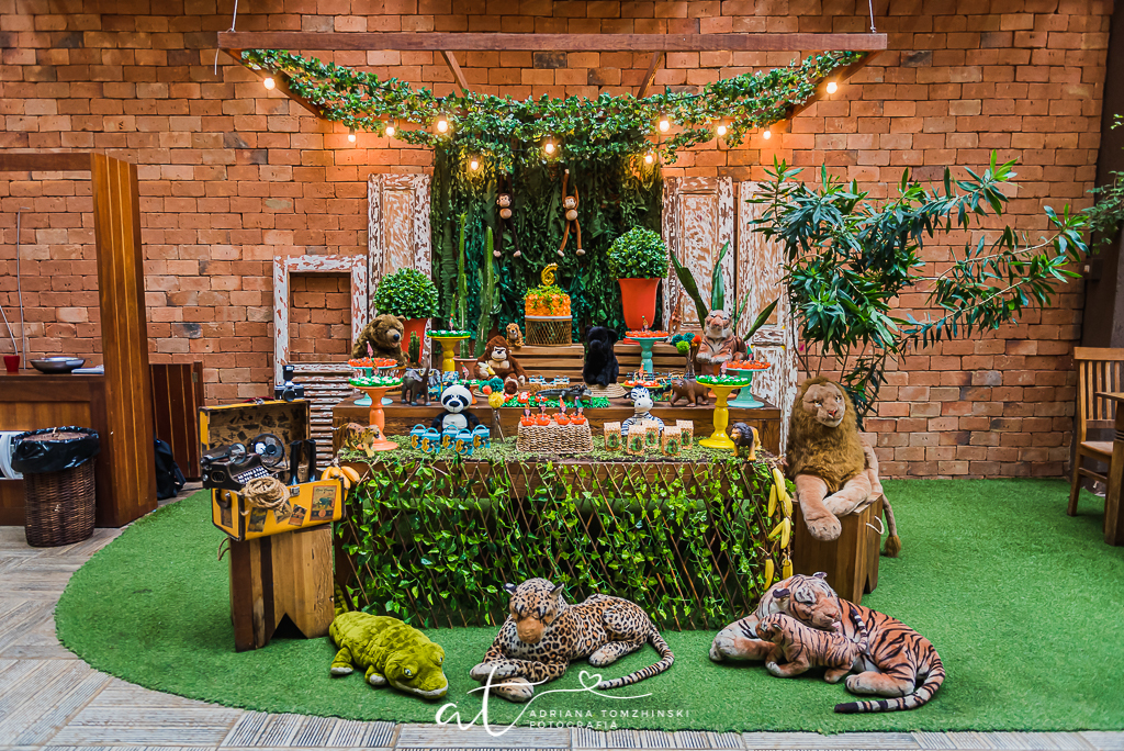 custo médio decoração festa selva infantil