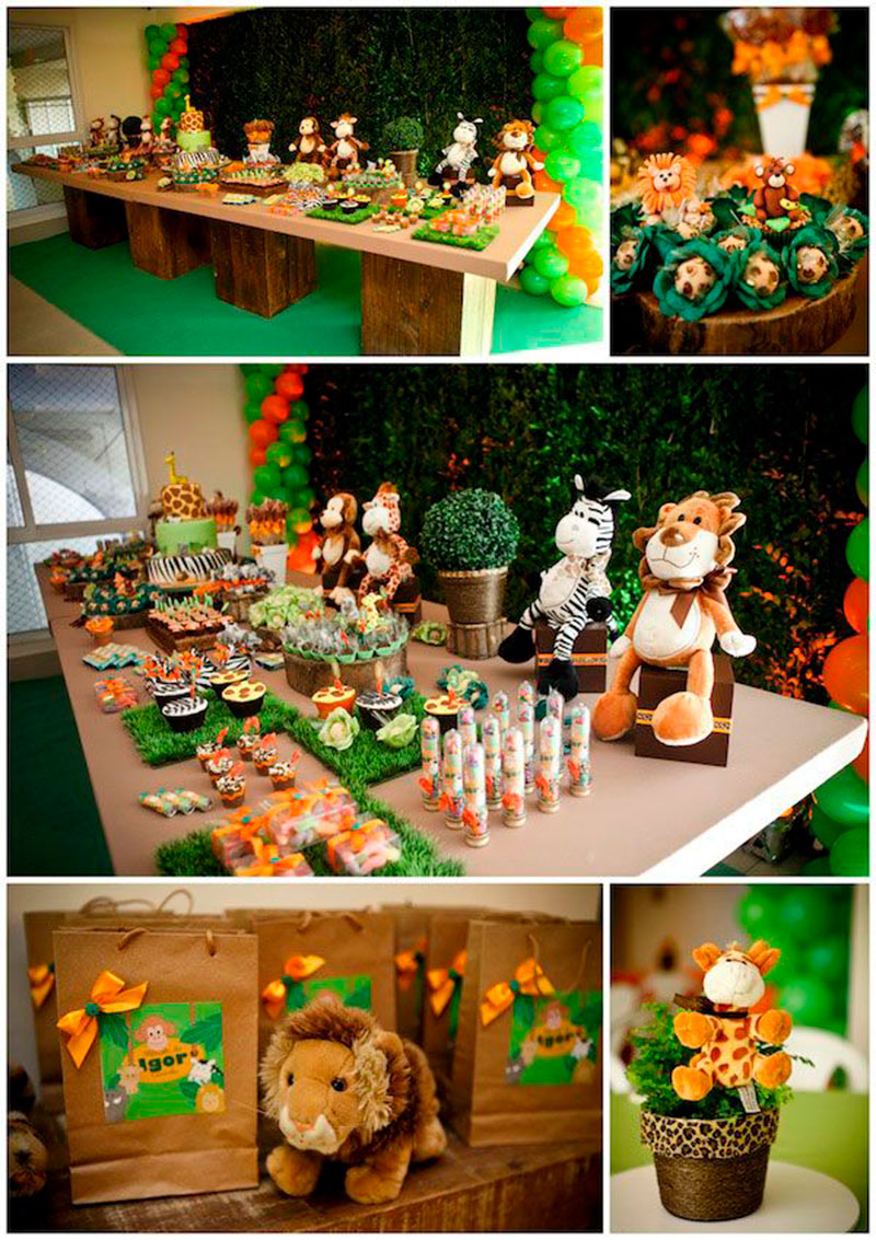 custo médio decoração festa selva infantil