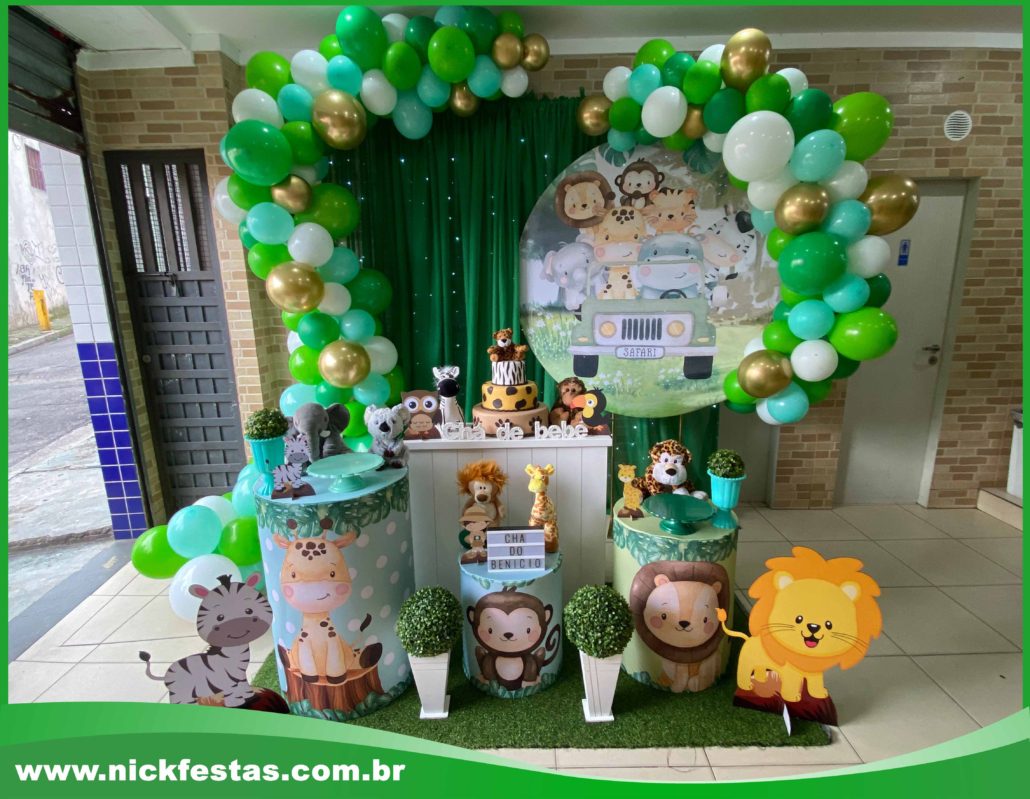 custo médio decoração festa selva infantil