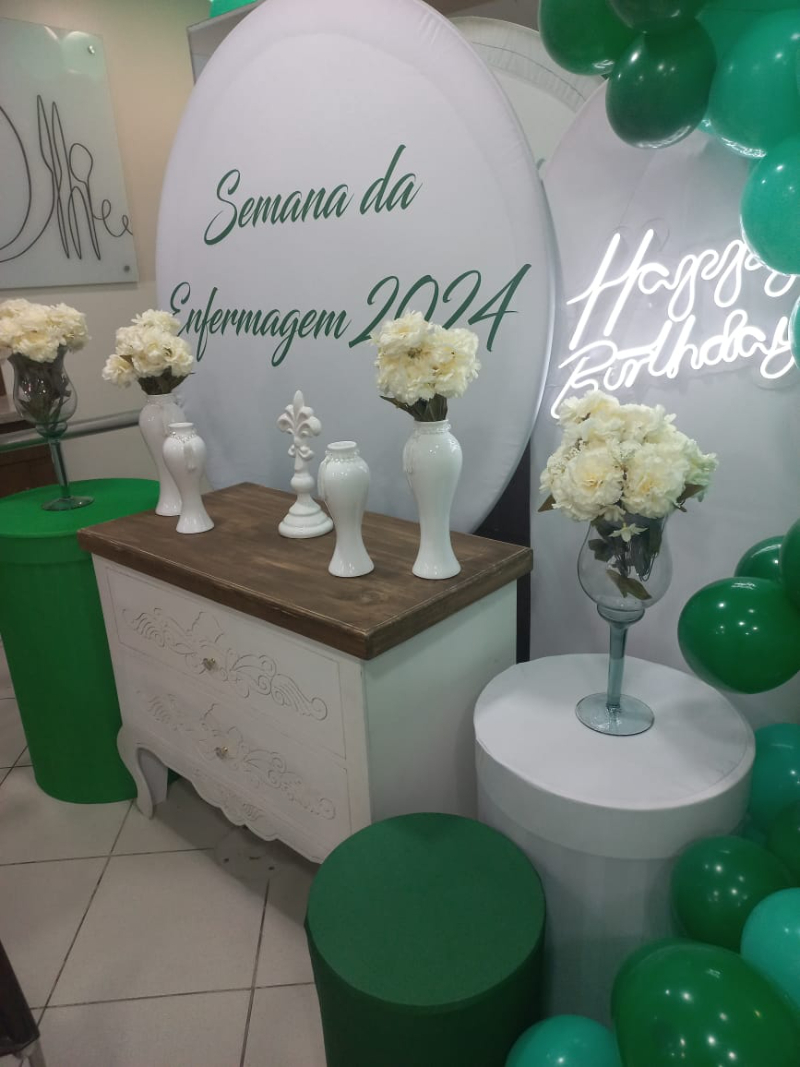 decoração semana da enfermagem