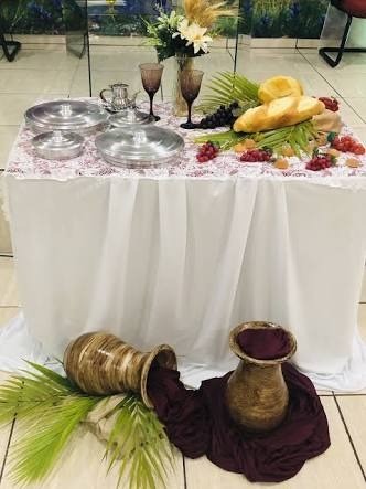 decoração semana santa iasd