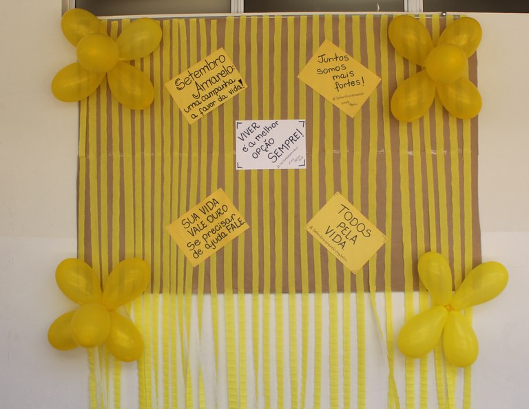 decoração setembro amarelo