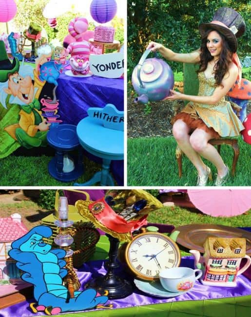 ideias criativas decoração alice pais maravilhas simples