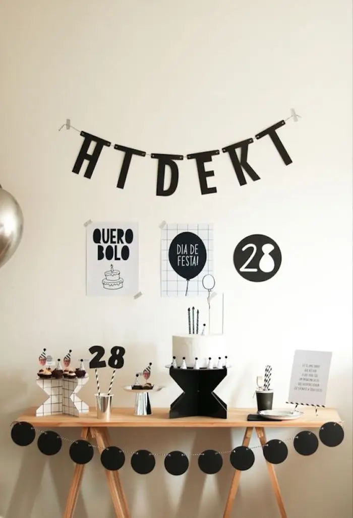 decoração simples aniversário masculino