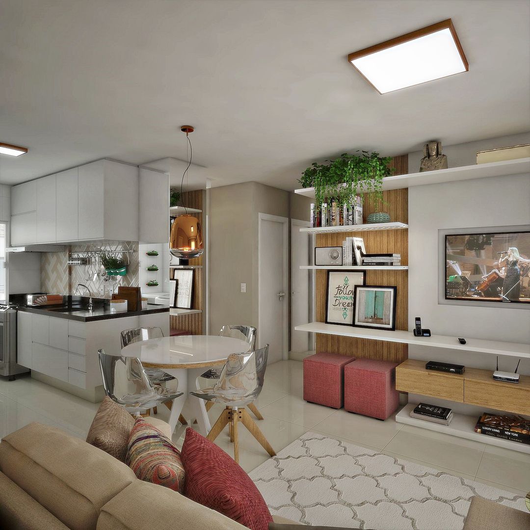 decoração simples apartamento