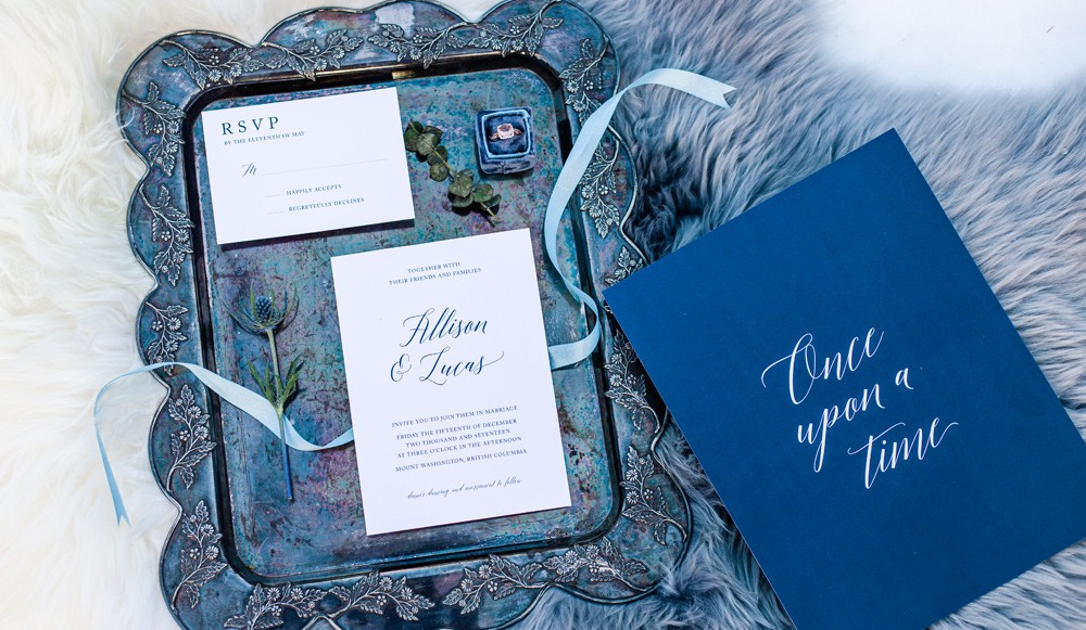 decoração simples azul