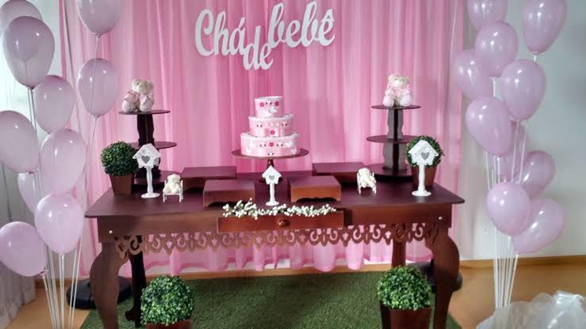 decoração chá de fraldas menina vs chá de bebê menina