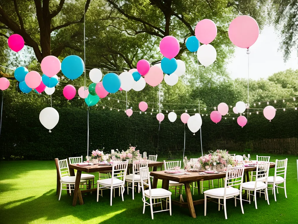 cha revelacao ar livre ou salao qual escolher