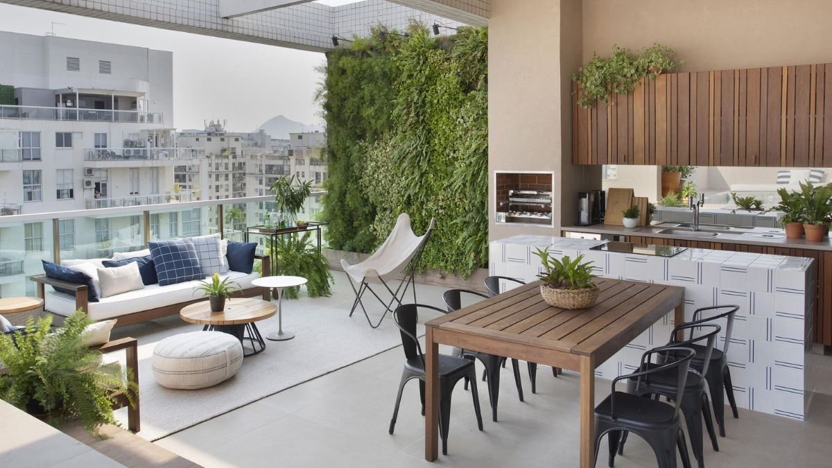 área gourmet simples vs área gourmet planejada