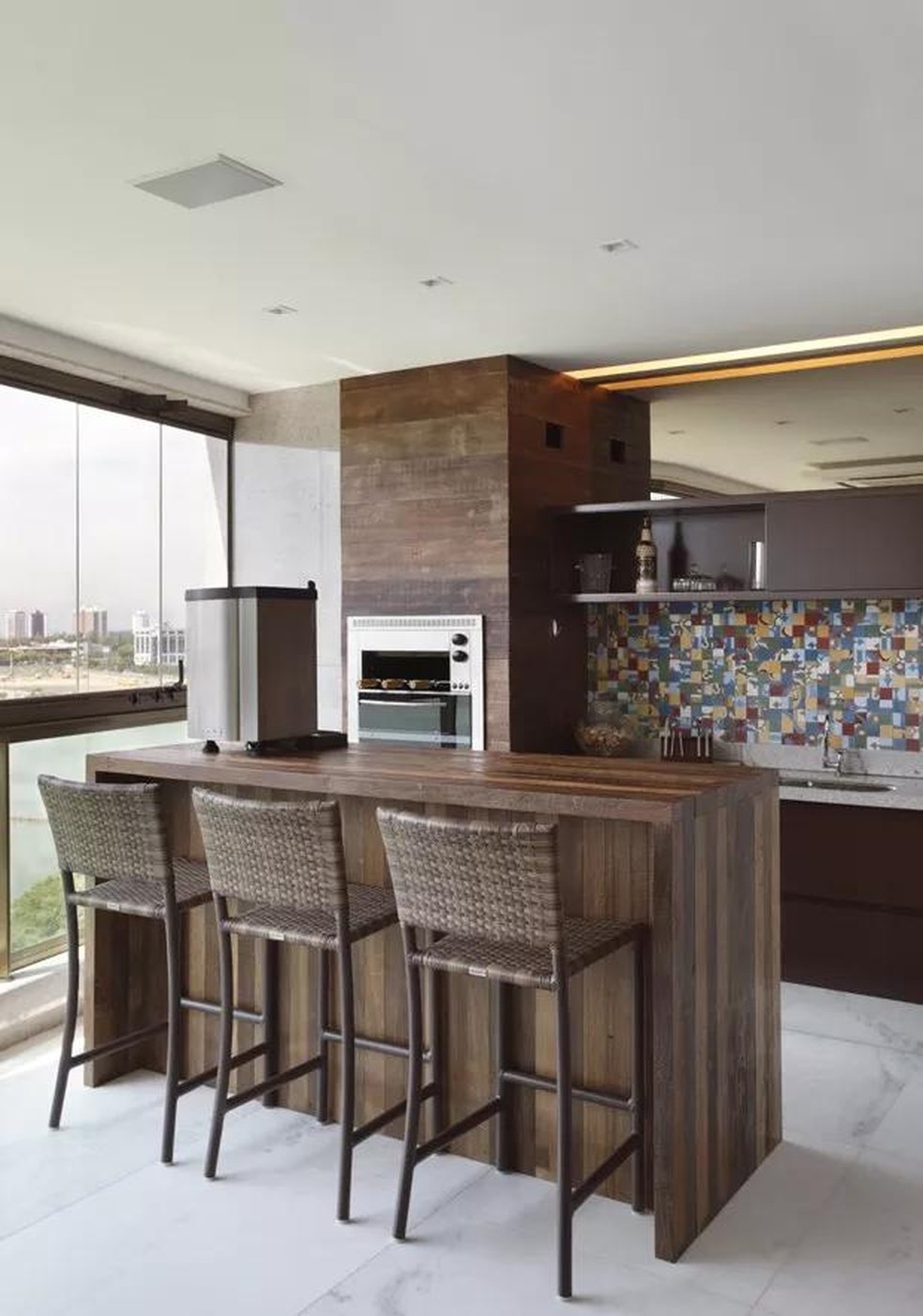 ideias de decoração simples para área gourmet pequena