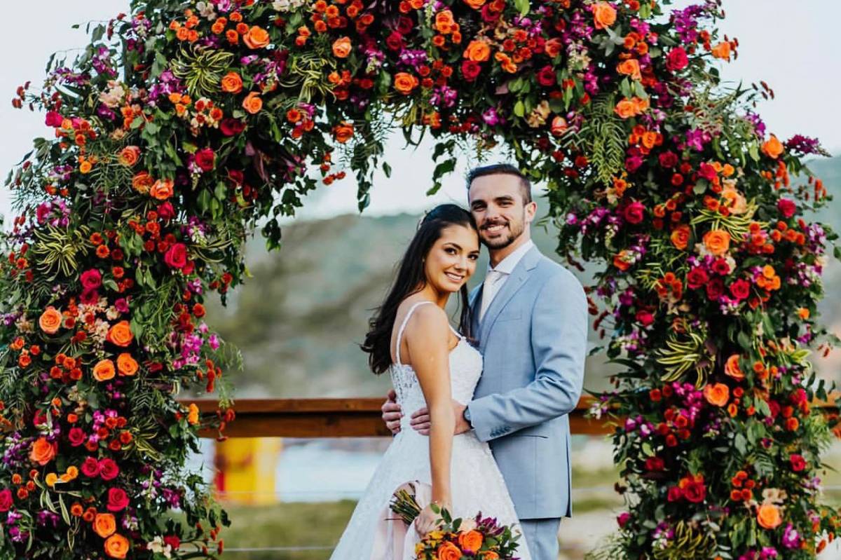 decoração simples de casamento civil