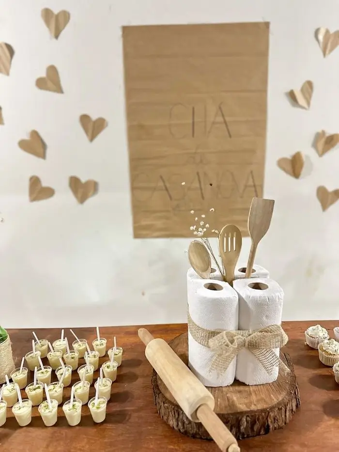 decoração simples de cha de cozinha