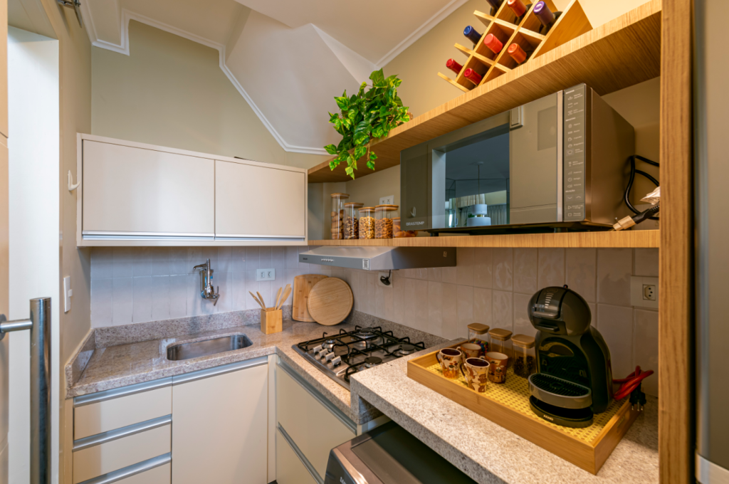 decoração simples cozinha vs cozinha planejada