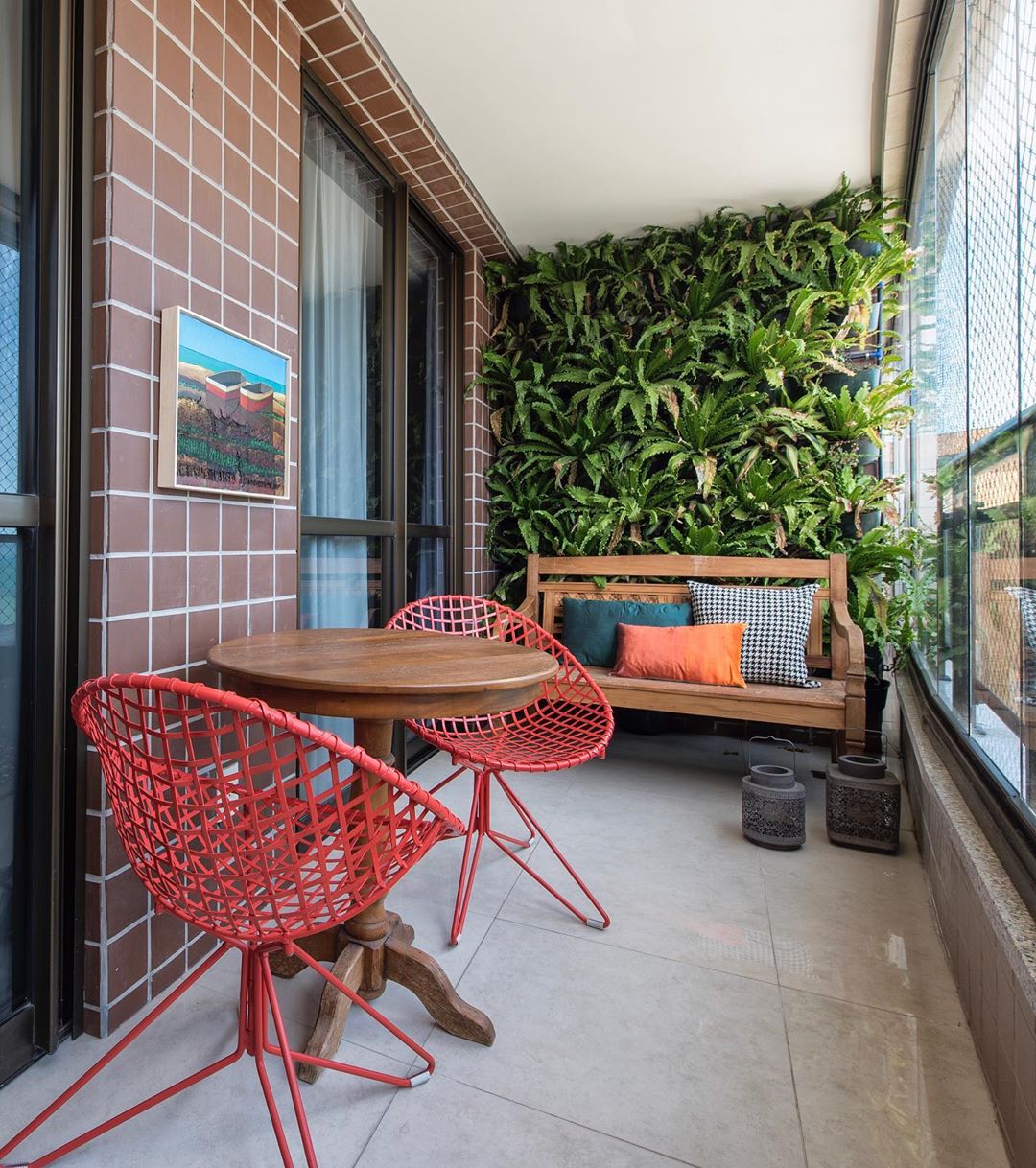 como decorar varanda simples com plantas