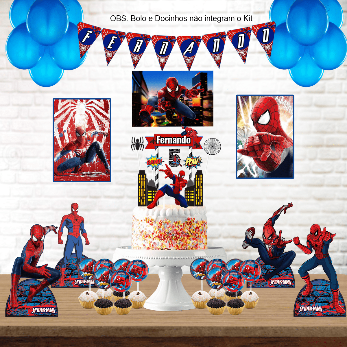 Ideias Criativas para Centros de Mesa e Lembrancinhas do Homem-Aranha