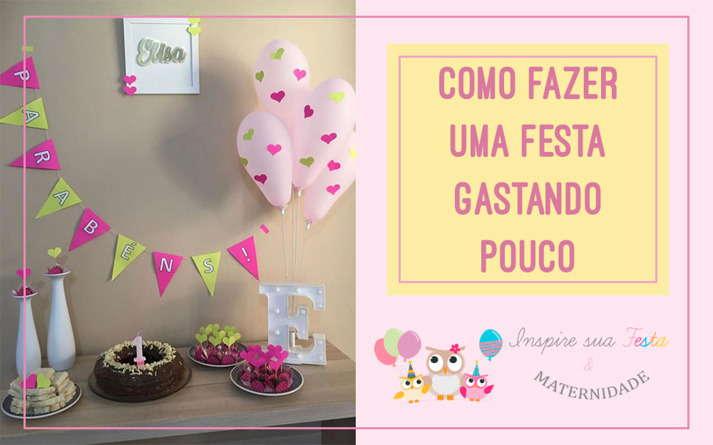 decoração simples para aniversário