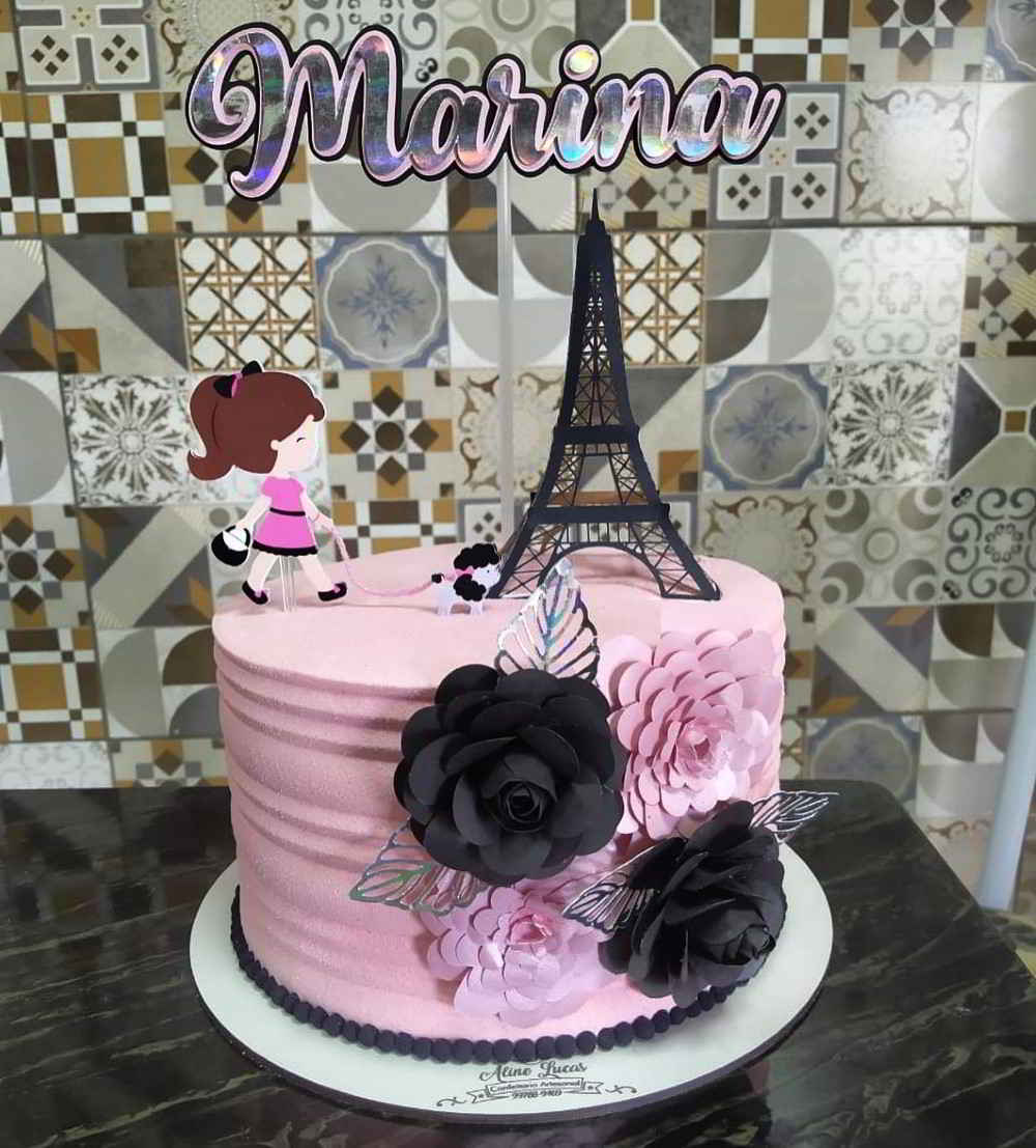 decorar bento cake feminino com frases