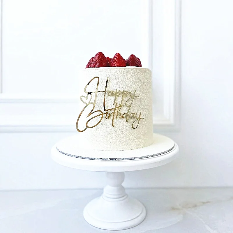 decoração simples para bolo feminino