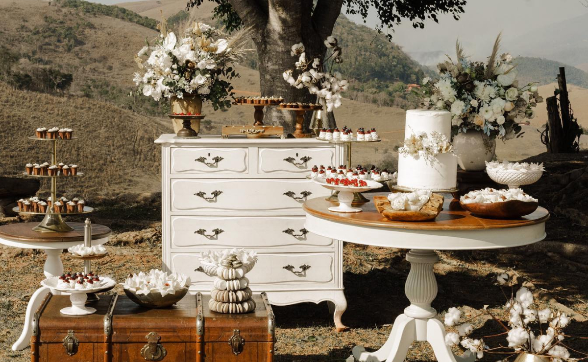 decoração simples para casamento