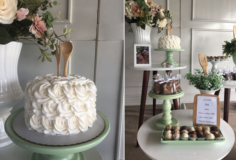 decoração simples para chá de casa nova