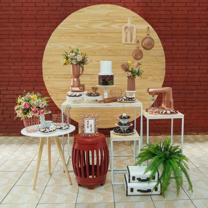 como economizar decoração chá casa nova