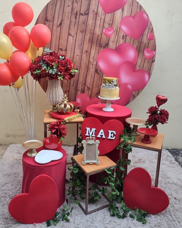 decoração simples para o dia das mães