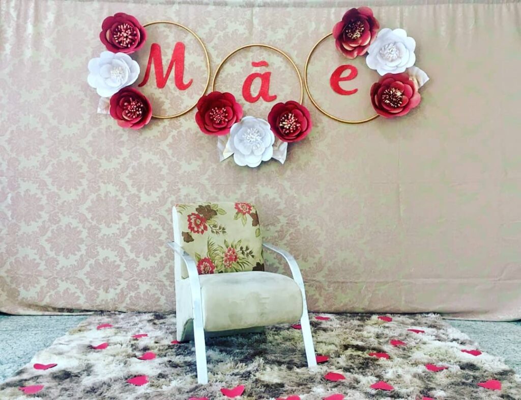 decoração simples para o dia das mães